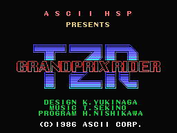 TZR Grand Prix Rider